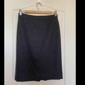 Jcrew grey pencil skirt